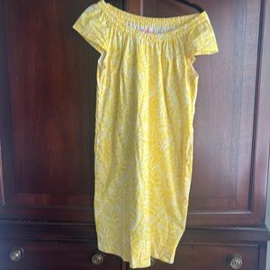 Lilly Pulitzer yellow shift with pockets